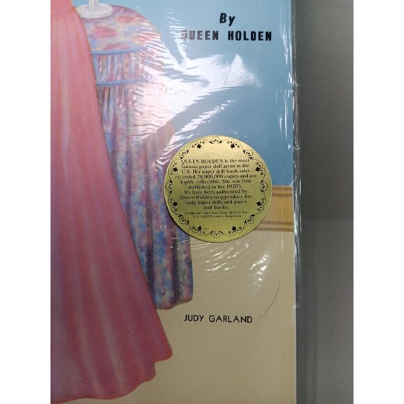 Sealed 1989 Whitman Judy Garland Paper Dolls Set UNCUT BOOK  Queen Holden - Picture 3 of 5